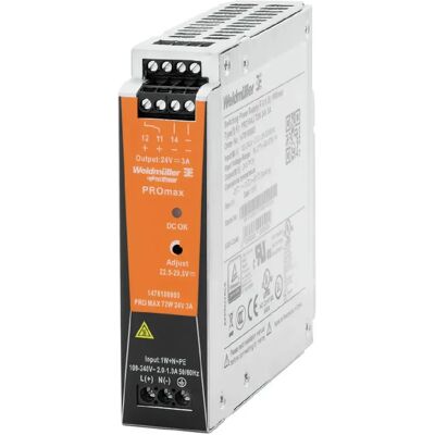 Weidmuller Alimentation à découpage PRO MAX 72W - 12V - Publicité Weidmuller Alimentation à découpage PRO MAX 72W - 12V - Publicité