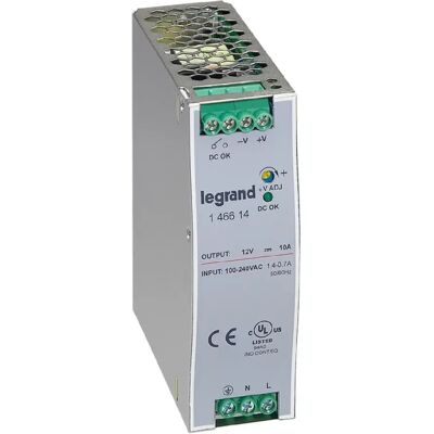 Legrand alimentation stabilisée 12V DC 120W - Publicité Legrand alimentation stabilisée 12V DC 120W - Publicité