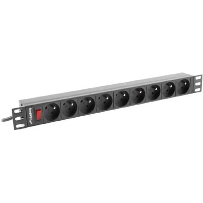 Générique Multiprise rack 19" 1U 9 prises - Noir - Publicité Générique Multiprise rack 19" 1U 9 prises - Noir - Publicité