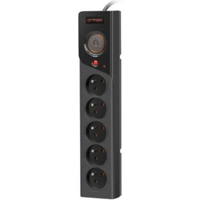 Armac Z5 Multiprise - 5 Prises, 1.5M, Noir - Power Strip - Publicité Armac Z5 Multiprise - 5 Prises, 1.5M, Noir - Power Strip - Publicité