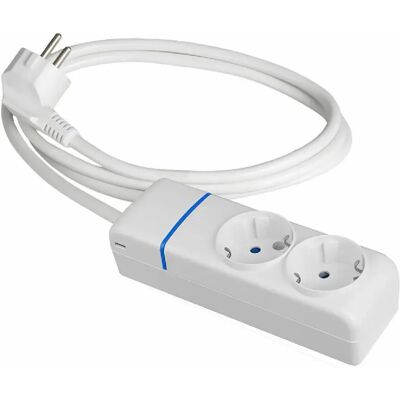 Solera 8012p Multiprise - 2 Prises, 250V, 16A, 1,5m - Publicité Solera 8012p Multiprise - 2 Prises, 250V, 16A, 1,5m - Publicité