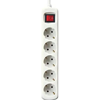 Cordon d'alimentation Silver Electronics - 1,5 m, 5 prises - Prise - Publicité Cordon d'alimentation Silver Electronics - 1,5 m, 5 prises - Prise - Publicité