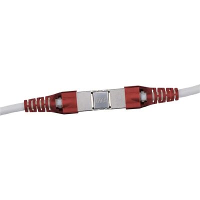Goobay RJ45 Adaptateur CAT 6 Gris Rouge - Publicité Goobay RJ45 Adaptateur CAT 6 Gris Rouge - Publicité
