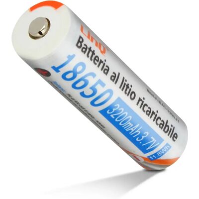 LinQ 2 Piles 18650 Lithium 3200mAh 3.7V Rechargeable Tête Standard 3200JT Orange - Publicité LinQ 2 Piles 18650 Lithium 3200mAh 3.7V Rechargeable Tête Standard 3200JT Orange - Publicité