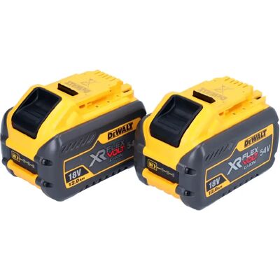 DeWalt DCB548 Batterie XR FLEXVOLT 12 Ah / 12000 mAh Li-Ion 18 V / 54 V max. - avec indicateur de charge - 2 pcs - Publicité DeWalt DCB548 Batterie XR FLEXVOLT 12 Ah / 12000 mAh Li-Ion 18 V / 54 V max. - avec indicateur de charge - 2 pcs - Publicité
