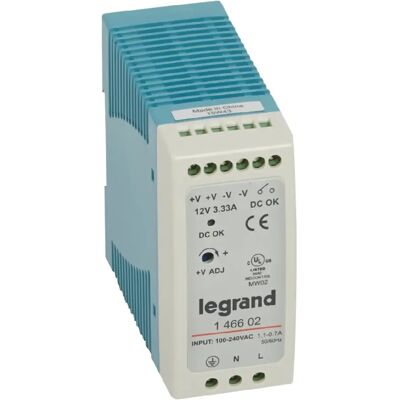 alimentation stabilisé - découpage - 100/240v - 12vdc - 40w - legrand 146602 - Publicité alimentation stabilisé - découpage - 100/240v - 12vdc - 40w - legrand 146602 - Publicité