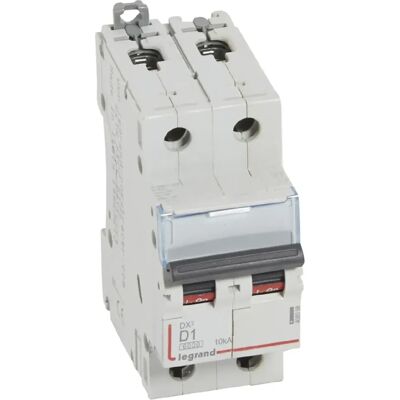 disjoncteur 1a 10ka phase neutre courbe d legrand dx3 vis / vis - Publicité disjoncteur 1a 10ka phase neutre courbe d legrand dx3 vis / vis - Publicité