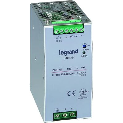 alimentation stabilisé - découpage - 200-500v - 24vdc - 480w - legrand 146665 - Publicité alimentation stabilisé - découpage - 200-500v - 24vdc - 480w - legrand 146665 - Publicité
