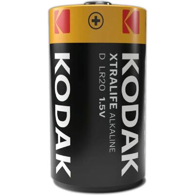 Kodak Xtralife Piles D-LR20 Alcaline 1,5V – Pack de 8 - Publicité Kodak Xtralife Piles D-LR20 Alcaline 1,5V – Pack de 8 - Publicité
