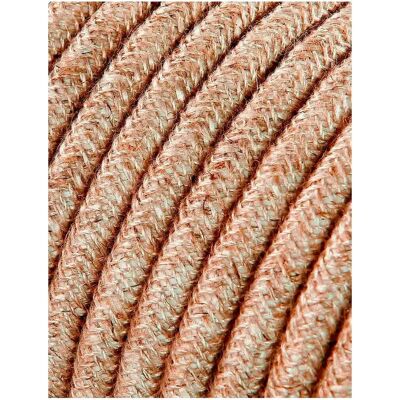 Edm câble tubulaire 2 conducteurs - Beige lin 5 m - Publicité Edm câble tubulaire 2 conducteurs - Beige lin 5 m - Publicité