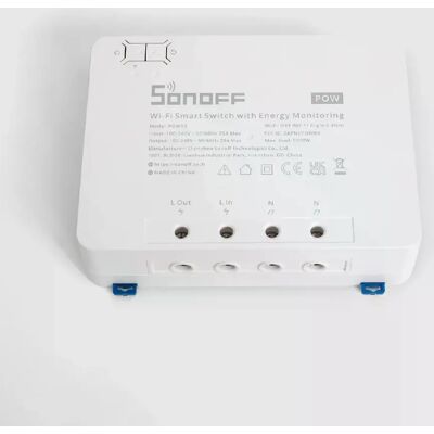 Ledkia Interrupteur WiFi Compteur d'Énergie SONOFF POWR3 25A Blanc - Publicité Ledkia Interrupteur WiFi Compteur d'Énergie SONOFF POWR3 25A Blanc - Publicité