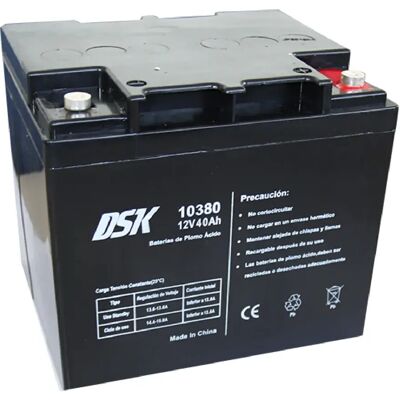 Batterie plomb-acide AGM scellée DSK VRLA 12V 40Ah - Publicité Batterie plomb-acide AGM scellée DSK VRLA 12V 40Ah - Publicité