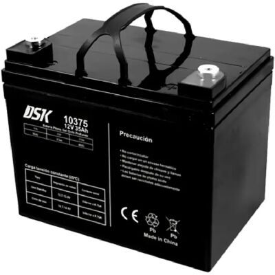 DSK - Batterie rechargeable au plomb scellé VRLA à cycle profond 12V 35Ah - Publicité DSK - Batterie rechargeable au plomb scellé VRLA à cycle profond 12V 35Ah - Publicité