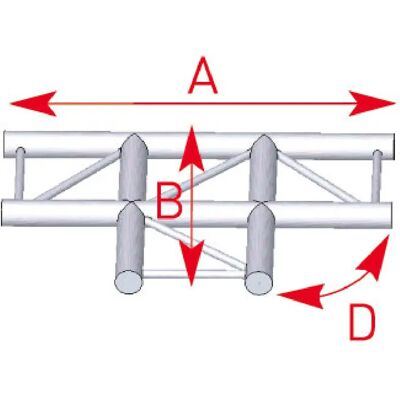 AEX 33 Angle 3 départs 90 degrés à plat 0,50m x 0,71m ASD - Publicité AEX 33 Angle 3 départs 90 degrés à plat 0,50m x 0,71m ASD - Publicité