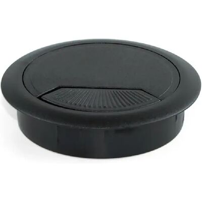 EMUCA Passe-câbles circulaire 60 mm plastique noir 5123817 - Publicité EMUCA Passe-câbles circulaire 60 mm plastique noir 5123817 - Publicité