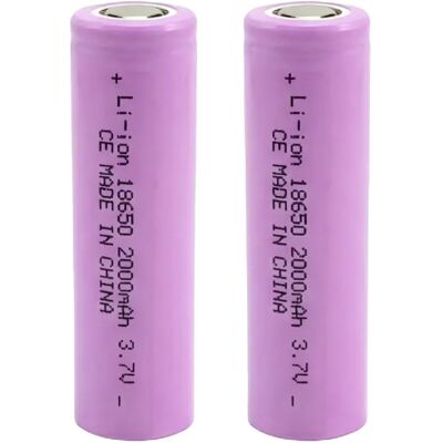 Avizar Lot de 2 Batteries Lithium Rechargeable 3.7V 2000mAh Compacte Électronique Rose - Publicité Avizar Lot de 2 Batteries Lithium Rechargeable 3.7V 2000mAh Compacte Électronique Rose - Publicité