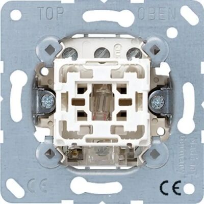 Jung Modèle 503KOU - Interrupteur 3 pôles avec lampe témoin - Publicité Jung Modèle 503KOU - Interrupteur 3 pôles avec lampe témoin - Publicité