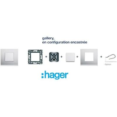 Hager WXF122 - Blanc - Publicité Hager WXF122 - Blanc - Publicité