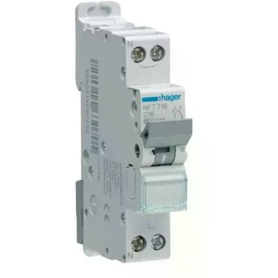 Hager Disjoncteur 1PN 610kA courbe C 10A - Publicité Hager Disjoncteur 1PN 610kA courbe C 10A - Publicité