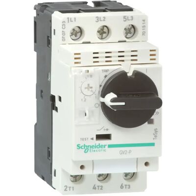 Disjoncteur moteur Schneider Electric GV2P10 - 3 pôles, 4-6,3A, IP20 - Publicité Disjoncteur moteur Schneider Electric GV2P10 - 3 pôles, 4-6,3A, IP20 - Publicité
