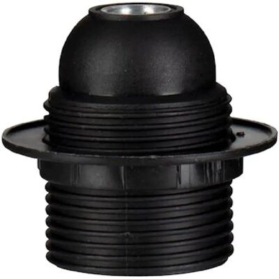Bailey douille E27 thermoplastique filetée avec bague - noire - Publicité Bailey douille E27 thermoplastique filetée avec bague - noire - Publicité