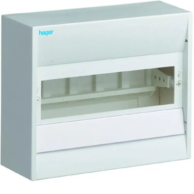 Hager Gd110a - Coffret électrique 10 modules - IP30 protection - Publicité Hager Gd110a - Coffret électrique 10 modules - IP30 protection - Publicité