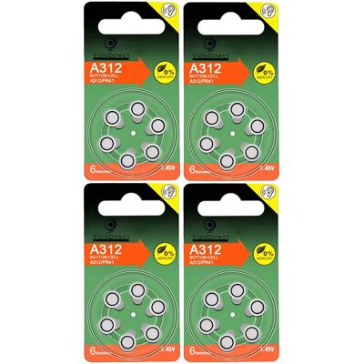 Visiodirect piles auditives zinc-air A312 - Publicité Visiodirect piles auditives zinc-air A312 - Publicité