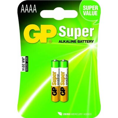 GP Batteries GP Super Alkaline AAAA (2 pcs) - Publicité GP Batteries GP Super Alkaline AAAA (2 pcs) - Publicité