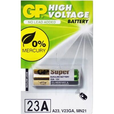 GP Batteries Gp_battery pile alcaline 23A 12 V - Publicité GP Batteries Gp_battery pile alcaline 23A 12 V - Publicité