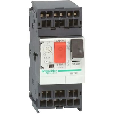 Schneider Electric TeSys GV2ME - Disjoncteur moteur 3P - 0,63-1A - Publicité Schneider Electric TeSys GV2ME - Disjoncteur moteur 3P - 0,63-1A - Publicité