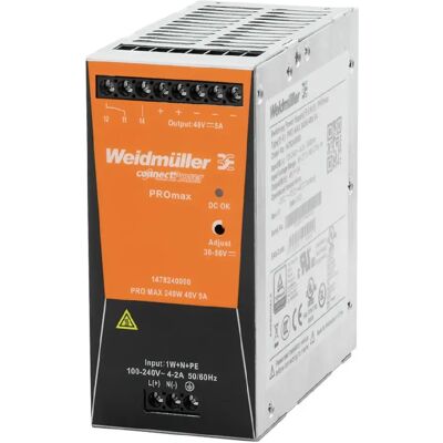 Weidmuller alimentation à découpage Pro Max 48 V 240 W - Publicité Weidmuller alimentation à découpage Pro Max 48 V 240 W - Publicité