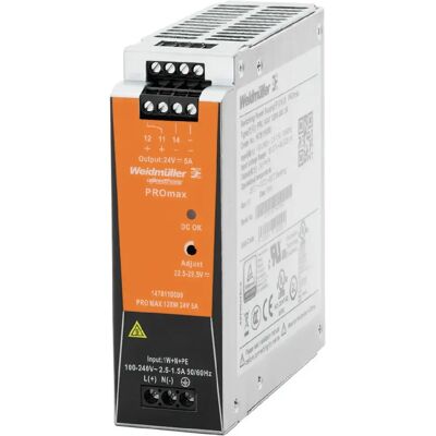 Weidmuller Alimentation - 12V 10A Rail DIN PRO MAX - Publicité Weidmuller Alimentation - 12V 10A Rail DIN PRO MAX - Publicité