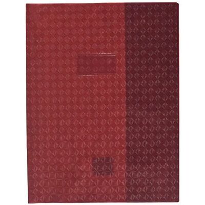 Clairefontaine Protège-Cahier Grain Losange 24x32 Marron - Publicité Clairefontaine Protège-Cahier Grain Losange 24x32 Marron - Publicité
