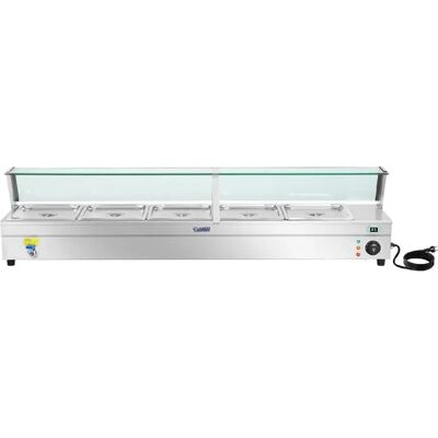 Helloshop26 Bain-marie professionnel GN 1/2 - 5 bacs - Publicité Helloshop26 Bain-marie professionnel GN 1/2 - 5 bacs - Publicité