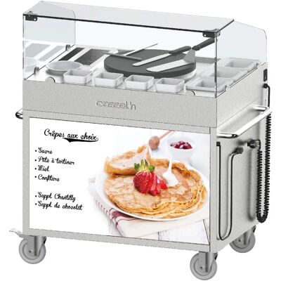 Chariot à crêpière Casselin - Crepe Maker Trolley - Publicité Chariot à crêpière Casselin - Crepe Maker Trolley - Publicité