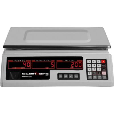 Helloshop26 Balance poids-prix - 40 kg / 2 g 14_0000066 - Publicité Helloshop26 Balance poids-prix - 40 kg / 2 g 14_0000066 - Publicité