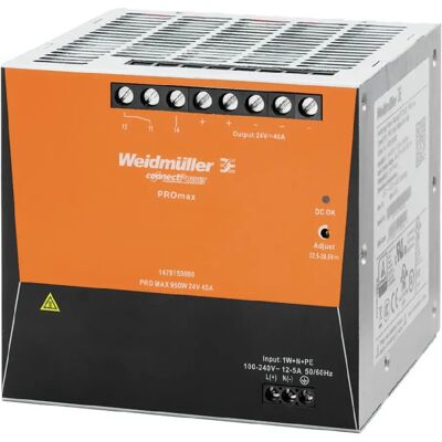 Weidmüller PRO MAX 960W 48V 20A - Alimentation électrique - Publicité Weidmüller PRO MAX 960W 48V 20A - Alimentation électrique - Publicité
