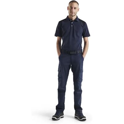 Blaklader Pantalon industrie stretch 2D Marine/Noir - Publicité Blaklader Pantalon industrie stretch 2D Marine/Noir - Publicité