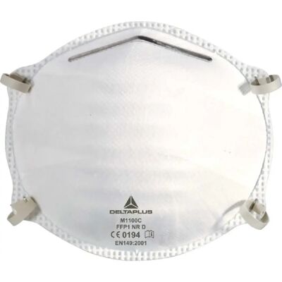 Delta Plus M1100C Masque jetable coque FFP1 20 pièces - Publicité Delta Plus M1100C Masque jetable coque FFP1 20 pièces - Publicité