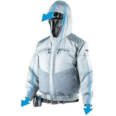 Blouson ventilé MAKITA DFJ401Z 12 CXT / 14,4 / 18V Li-Ion (Produit seul)/Taille:XL - Publicité Blouson ventilé MAKITA DFJ401Z 12 CXT / 14,4 / 18V Li-Ion (Produit seul)/Taille:XL - Publicité
