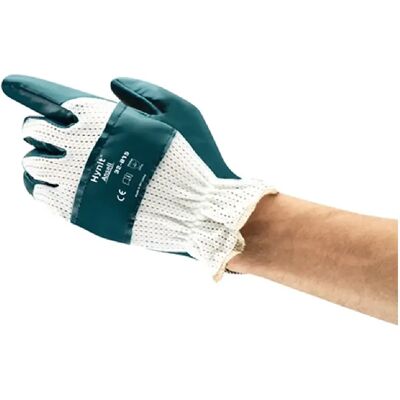 Ansell Gants de manutention nitrile Hynit - T7 - Bleu - Publicité Ansell Gants de manutention nitrile Hynit - T7 - Bleu - Publicité