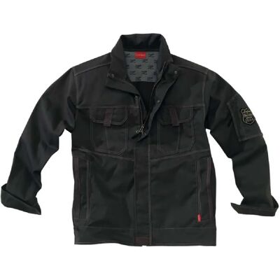 Lafont KEME Blouson de travail unisexe 310 g/m² gris charbon stretch - Publicité Lafont KEME Blouson de travail unisexe 310 g/m² gris charbon stretch - Publicité