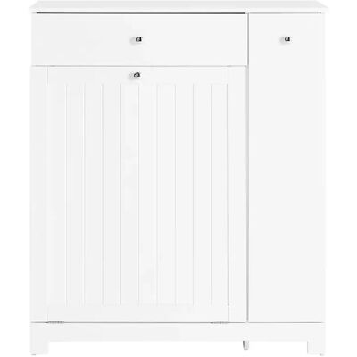 SoBuy Mobile de salle de bain colonne étroite blanc 78x38x90 cm BZR214-W - Publicité SoBuy Mobile de salle de bain colonne étroite blanc 78x38x90 cm BZR214-W - Publicité