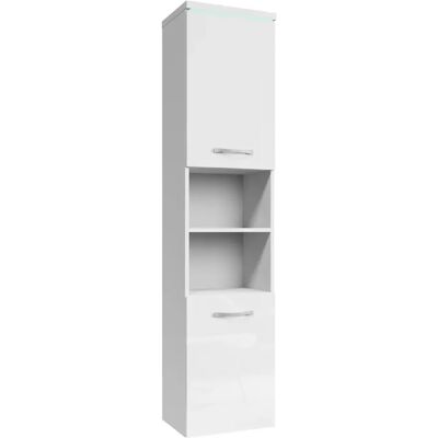 Badplaats Armoire de Salle de Bain Paso - Armoire latérale, Blanc Brillant - Publicité Badplaats Armoire de Salle de Bain Paso - Armoire latérale, Blanc Brillant - Publicité