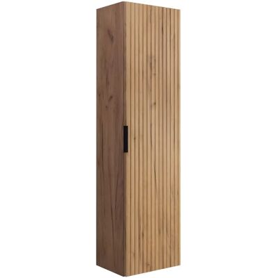 Oak Craft - 35x136x25 cm - Poignée noire - Placard mural - Publicité Oak Craft - 35x136x25 cm - Poignée noire - Placard mural - Publicité