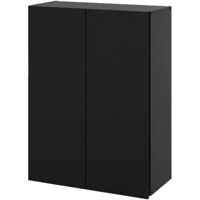 Generic - 60CM Wall Cabinet - Noir - Bathroom cabinet - Publicité Generic - 60CM Wall Cabinet - Noir - Bathroom cabinet - Publicité