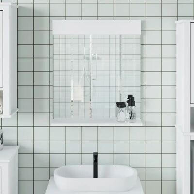 Maisonchic Modèle Berg Miroir de Salle de Bain avec Étagère - Meuble de Salle de Bain - Publicité Maisonchic Modèle Berg Miroir de Salle de Bain avec Étagère - Meuble de Salle de Bain - Publicité