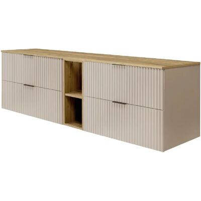 Carvalho Craft - 180x57x46 cm - Placard salle de bains - Publicité Carvalho Craft - 180x57x46 cm - Placard salle de bains - Publicité