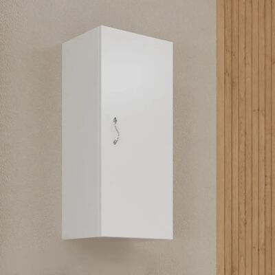 Kiamami Valentina Armoire Murale - Blanc Brillant Réversible - Publicité Kiamami Valentina Armoire Murale - Blanc Brillant Réversible - Publicité