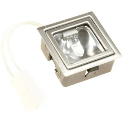 FALMEC - 105040199 - Acier inox satiné Carré - Pour hotte - Lampe halogène - Publicité FALMEC - 105040199 - Acier inox satiné Carré - Pour hotte - Lampe halogène - Publicité